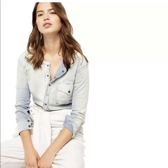 We The Free- Gene Henley shirt -Size L - Picture 1 of 12